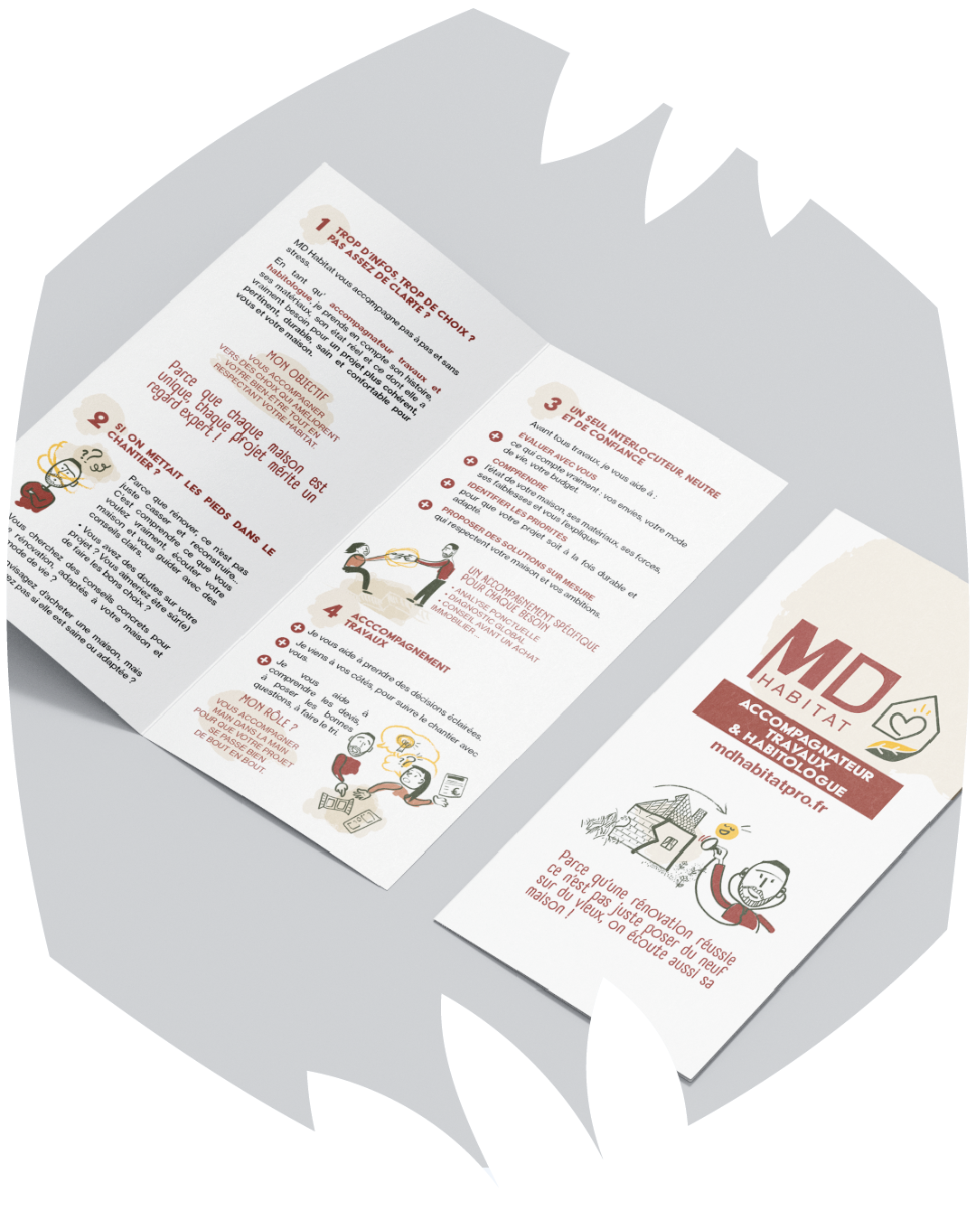 Flyer format DL 1 pli MD Habitat (2025)